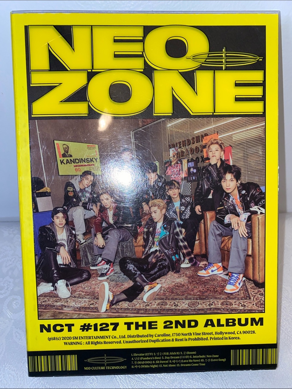NCT 127 Neo Zone 2nd Album N Version - UNSEALED COMPLETE w/ Taeyong PC